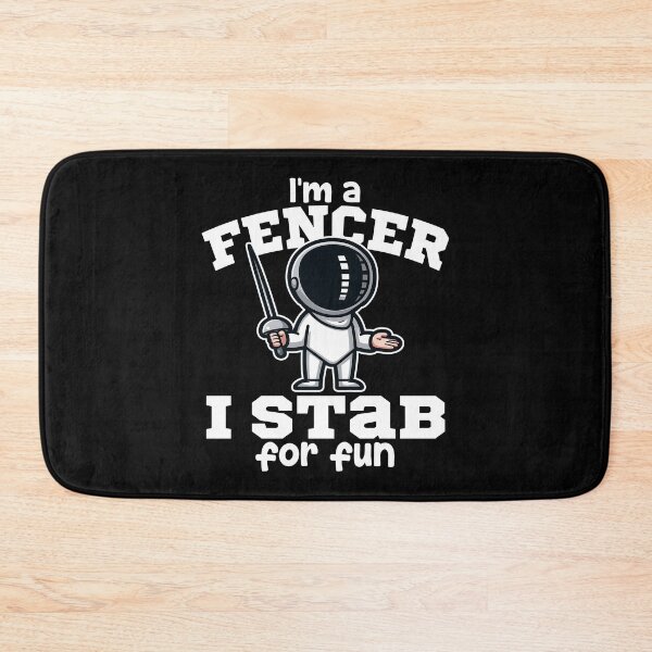Item preview, I'M A FENCER, I STAB FOR FUN - FENCING GIFT designed and sold by KEF Custom.