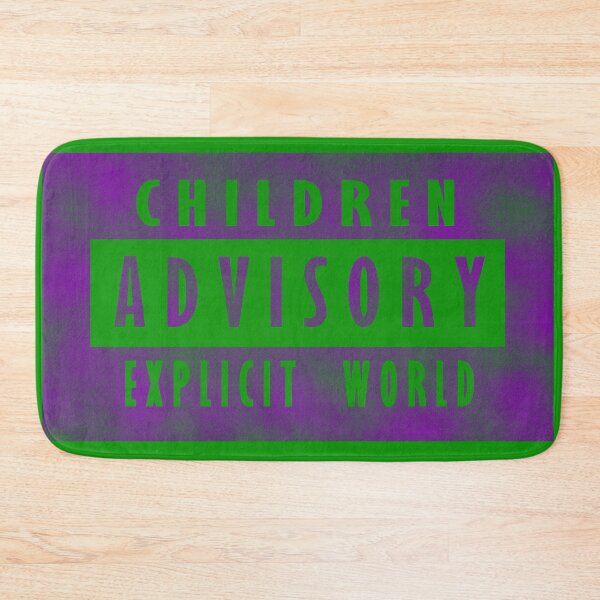 Item preview, Children advisory - explicit world - purple designed and sold by BeJahMan.