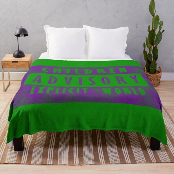 Item preview, Children advisory - explicit world - purple designed and sold by BeJahMan.