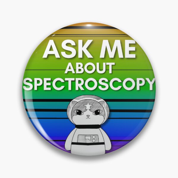 Item preview, Spectroscopy Cute Astronomy Astronaut Astrophysics Kitty Cat designed and sold by CuteAstronomy.