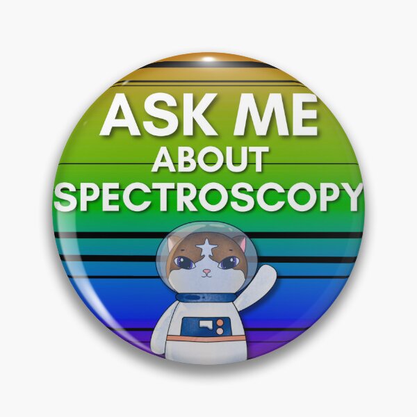 Item preview, Spectroscopy Cute Astronomy Astronaut Astrophysics Kitty Cat designed and sold by CuteAstronomy.