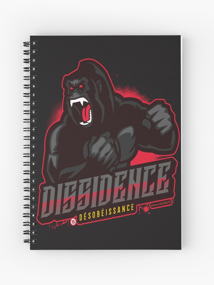 Aperçu 1 sur 3. Carnet avec l'œuvre Anar-13-Dissidence. créée et vendue par Vinidal.