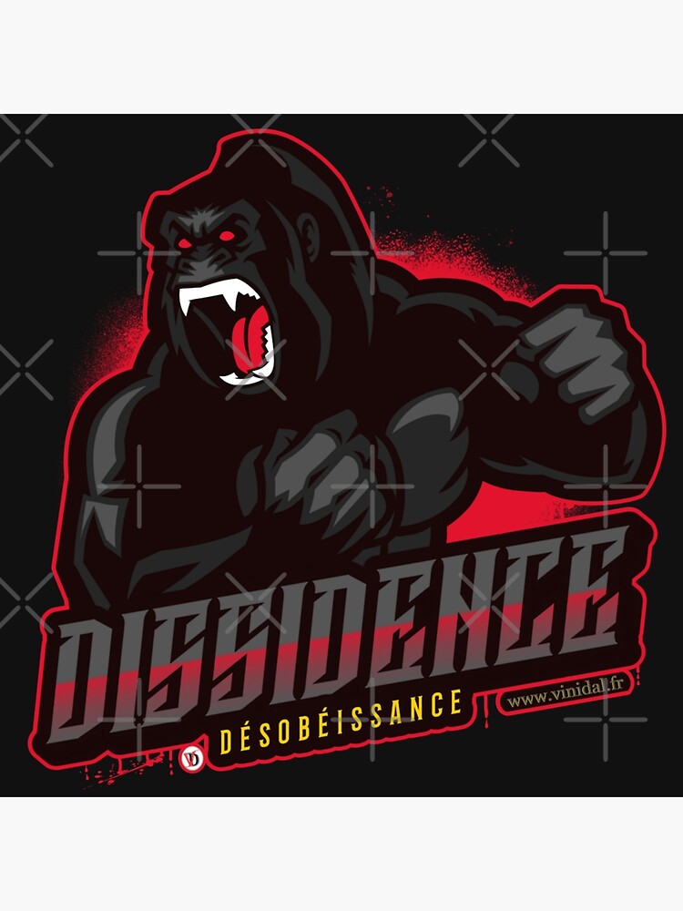 Aperçu 4 sur 4. Coussin avec l'œuvre Anar-13-Dissidence. créée et vendue par Vinidal.