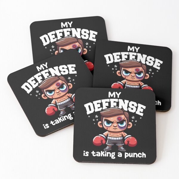 Item preview, MY DEFENSE IS TAKING A PUNCH - BOXING GIFT designed and sold by KEF Custom.