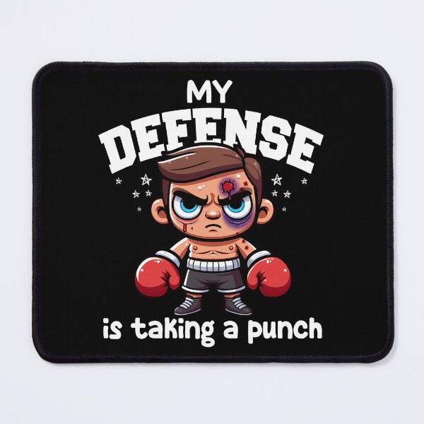 Item preview, MY DEFENSE IS TAKING A PUNCH - BOXING GIFT designed and sold by KEF Custom.