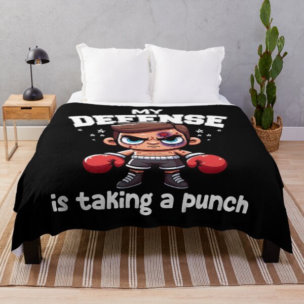 Item preview, MY DEFENSE IS TAKING A PUNCH - BOXING GIFT designed and sold by KEF Custom.