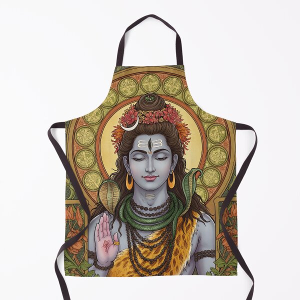 Item preview, Sacred Shiva Illustration Art Nouveau - Maha Shivaratri designed and sold by InevitableAum.