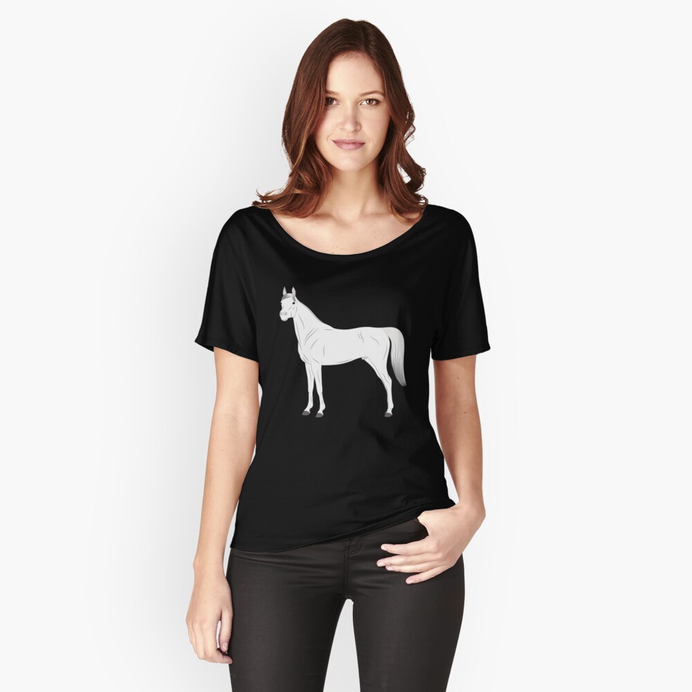 Aperçu de l'œuvre T-shirt coupe relax créée et vendue par WebEquitation.