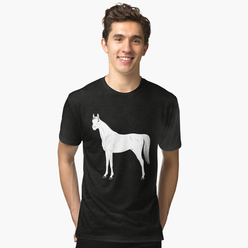 Aperçu de l'œuvre T-shirt chiné créée et vendue par WebEquitation.