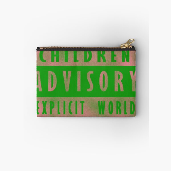 Item preview, Children advisory - explicit world - pink designed and sold by BeJahMan.
