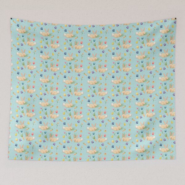 Item preview, Cute Easter seamless pattern designed and sold by Lone Jensen.