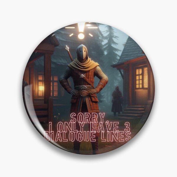 Item preview, NPC Vibes - Sorry, I only have 3 Dialogue Lines. designed and sold by nature. electrified..
