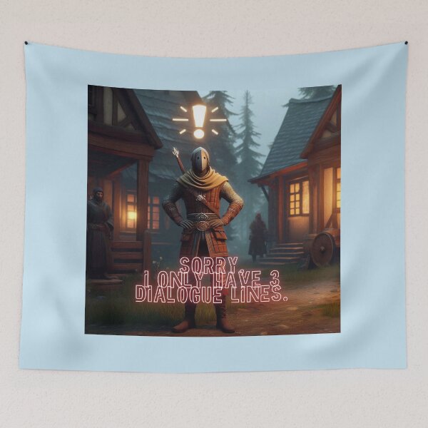 Item preview, NPC Vibes - Sorry, I only have 3 Dialogue Lines. designed and sold by nature. electrified..