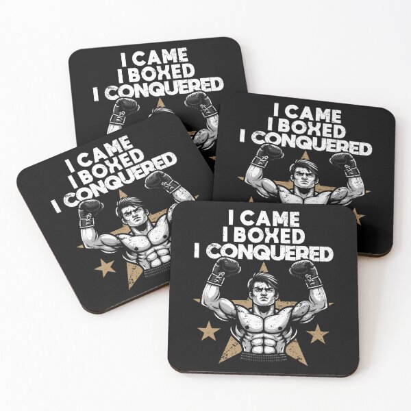 Item preview, I CAME, I BOXED, I CONQUERED - BOXING GIFT designed and sold by KEF Custom.
