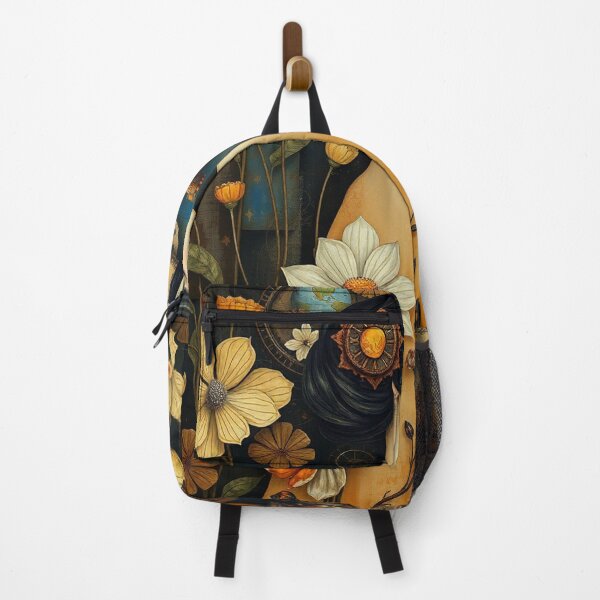 Item preview, Lady in a Beautiful Flower Garden painting inspired by Gustav Klimt designed and sold by Vintage Designs +.