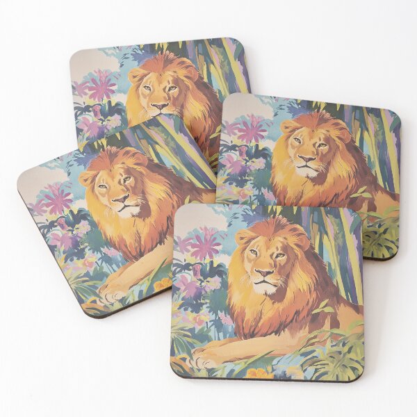 Item preview, Löwe Mid-Century Jungle designed and sold by ArtHouseNiklas.