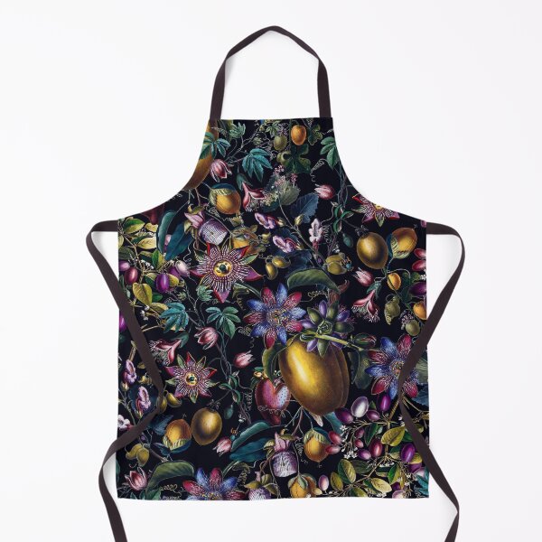 Item preview, Midnight Vintage Exotic Flower Nightgarden Pattern designed and sold by UtArt.
