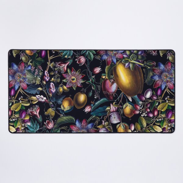 Item preview, Midnight Vintage Exotic Flower Nightgarden Pattern designed and sold by UtArt.