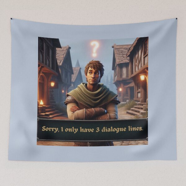 Item preview, NPC Vibes - Sorry, I only have 3 Dialogue Lines. designed and sold by nature. electrified..