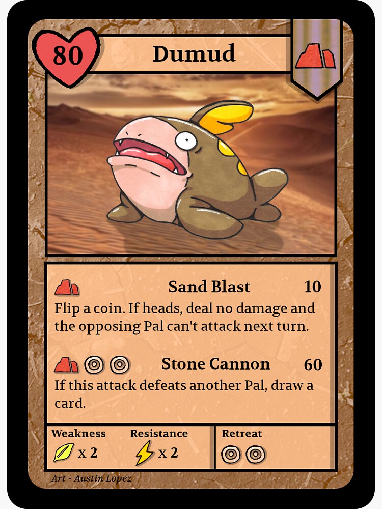 Dumud - TCG Parody Card" Sticker for Sale by ThePalePrince | Redbubble