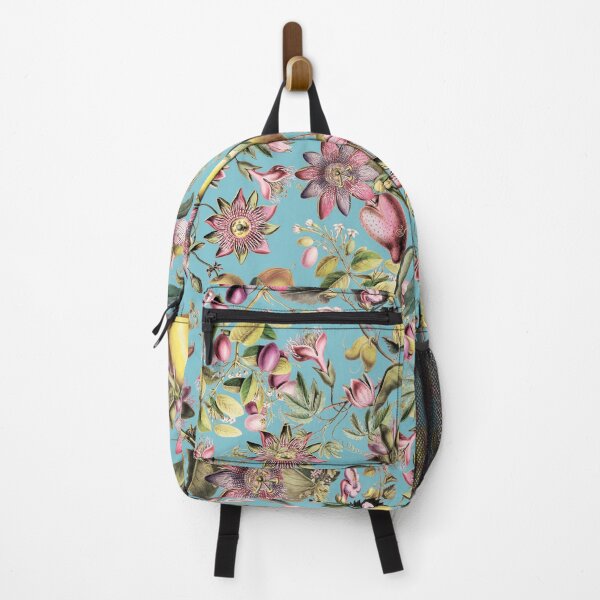 Item preview, Midnight Vintage Exotic Flower Nightgarden Pattern - Sepia Turquoise designed and sold by UtArt.