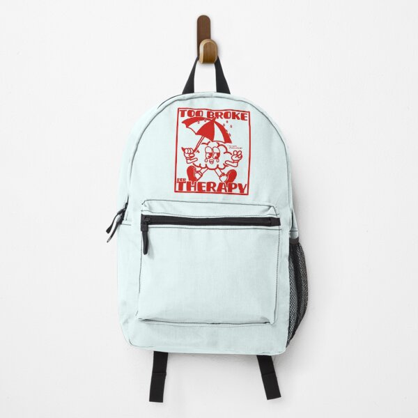 Item preview, Too broke for therapy - retro mascot illustration designed and sold by petiteToulon.