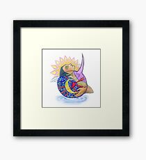 Let God speak to your soul Framed Print