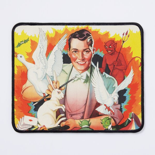 Item preview, Vintage Magic Magician Illusionist poster art designed and sold by Vintage Designs +.