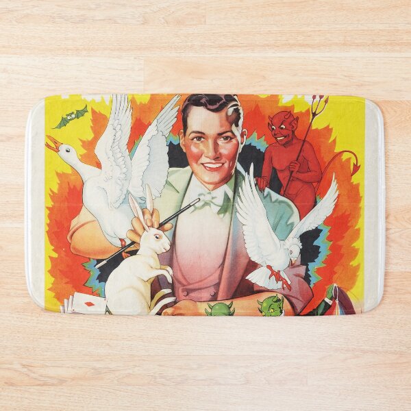 Item preview, Vintage Magic Magician Illusionist poster art designed and sold by Vintage Designs +.