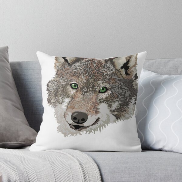 Item preview, Wolf's Head Portrait designed and sold by KlakkDrawsStuff.