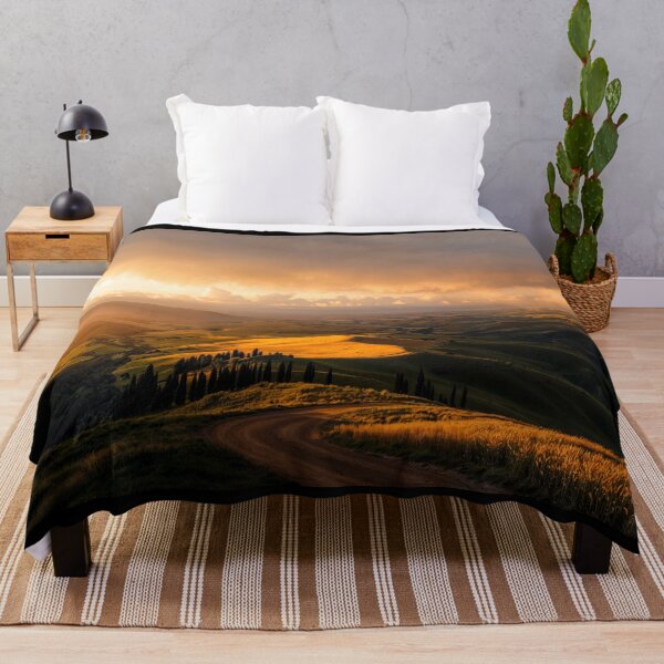 Item preview, Golden Sunset Over Rolling Hills Capturing Nature's designed and sold by regnumsaturni.