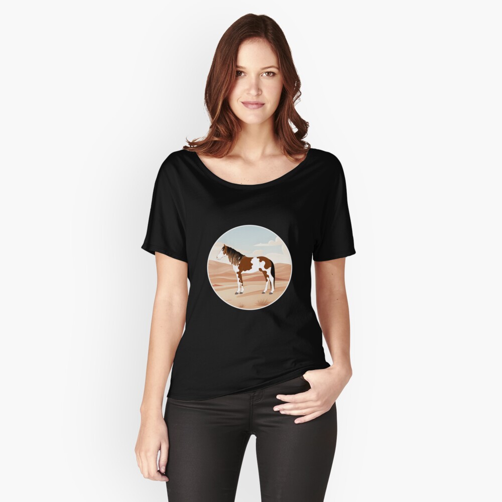 Aperçu de l'œuvre T-shirt coupe relax créée et vendue par WebEquitation.