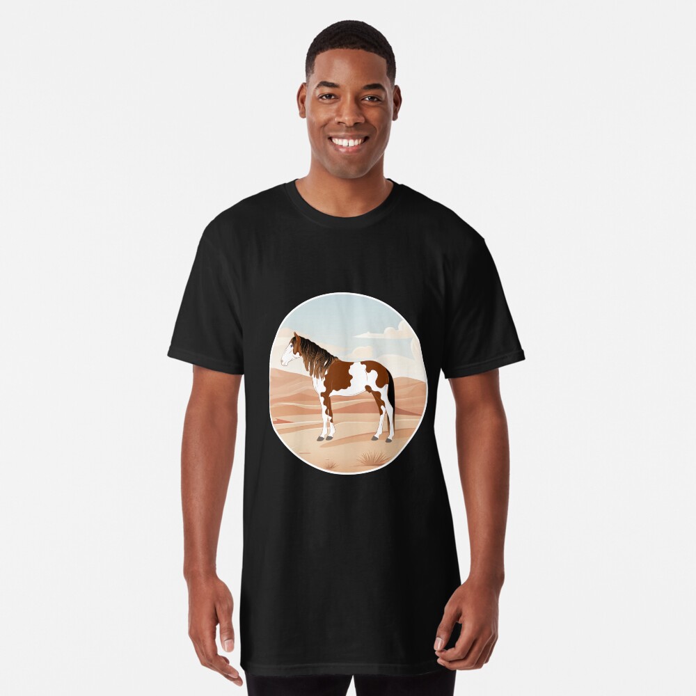 Aperçu de l'œuvre T-shirt long créée et vendue par WebEquitation.