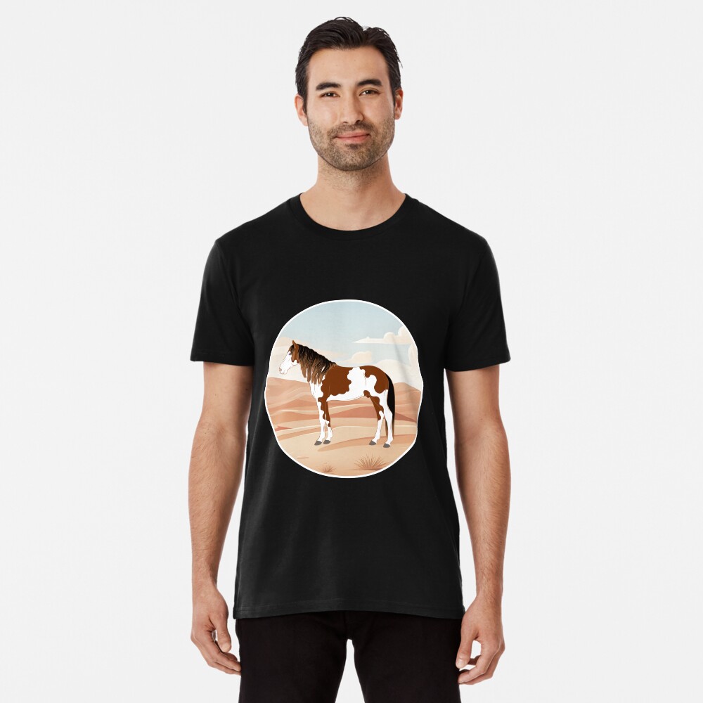 Aperçu de l'œuvre T-shirt premium créée et vendue par WebEquitation.