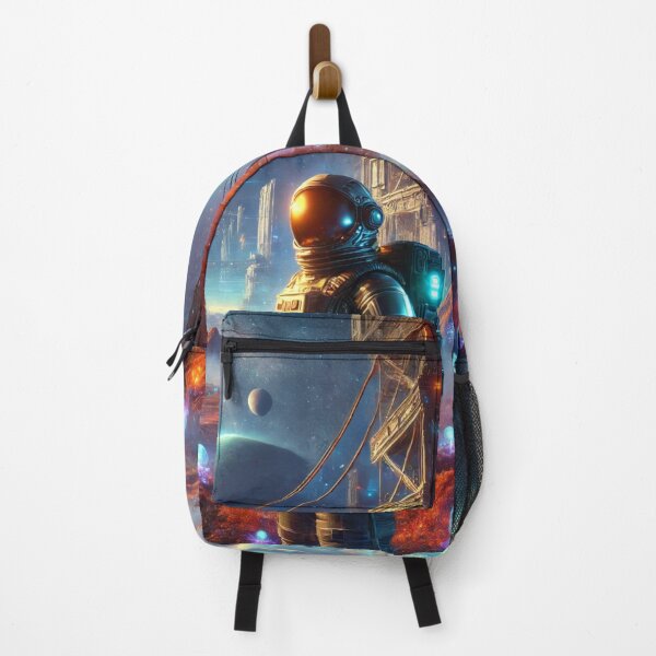 Item preview, . Astronaut on colonized new planet in space designed and sold by Purpleflex.