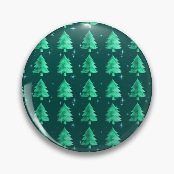 Item preview, Emerald pine tree pattern designed and sold by Topmel.