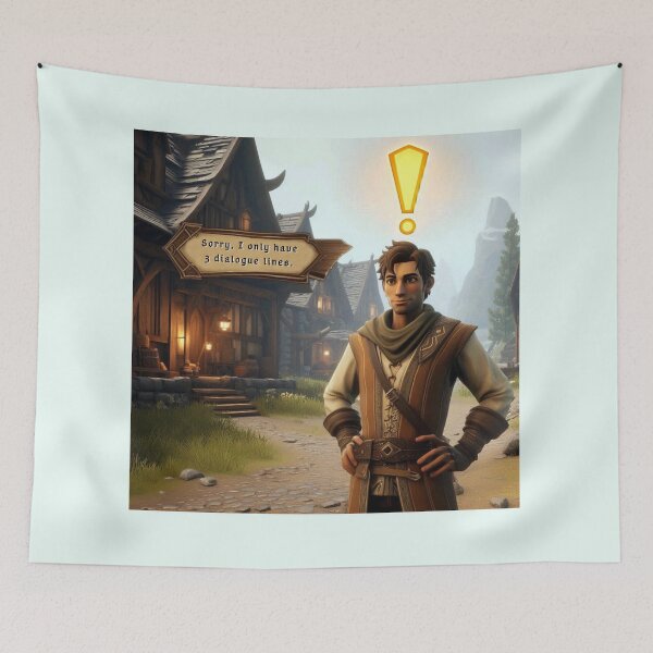 Item preview, NPC Vibes - Sorry, I only have 3 Dialogue Lines. designed and sold by nature. electrified..