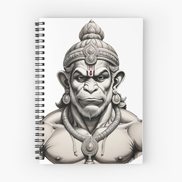 Item preview, A skatch of Bajrangbali designed and sold by Poonamstylehub.