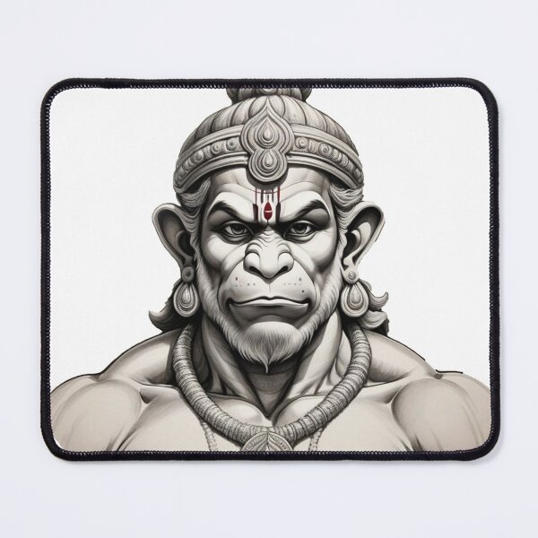 Item preview, A skatch of Bajrangbali designed and sold by Poonamstylehub.