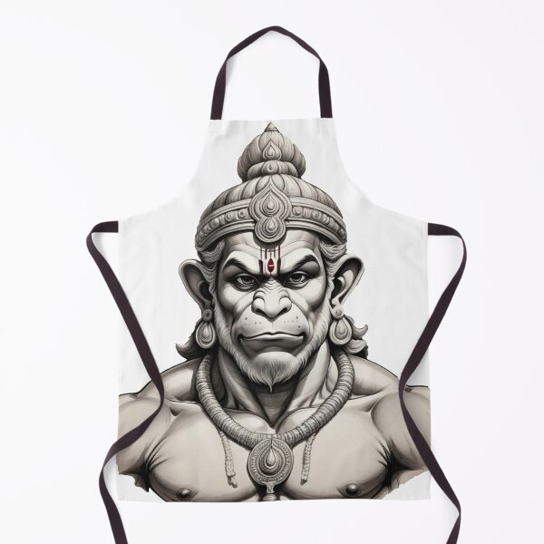 Item preview, A skatch of Bajrangbali designed and sold by Poonamstylehub.
