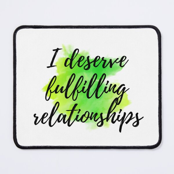 Item preview, I deserve fulfilling relationships - Positive Affirmations - For Self Love [ 2025 - Collection ] designed and sold by elmsstudios.