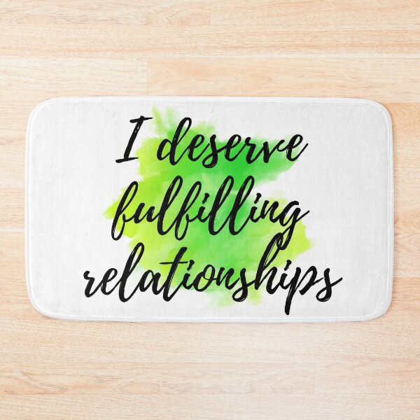Item preview, I deserve fulfilling relationships - Positive Affirmations - For Self Love [ 2025 - Collection ] designed and sold by elmsstudios.