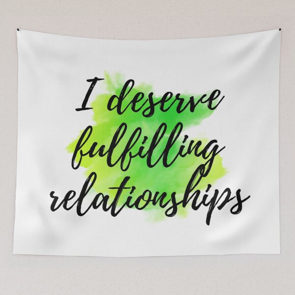 Item preview, I deserve fulfilling relationships - Positive Affirmations - For Self Love [ 2025 - Collection ] designed and sold by elmsstudios.