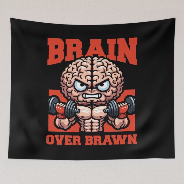 Item preview, BRAIN OVER BRAWN - BOXING GIFT designed and sold by KEF Custom.