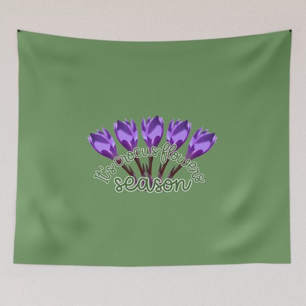 Item preview, It's crocus flowers season - spring greetings designed and sold by mariya-ivanova.