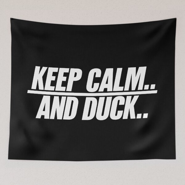 Item preview, "Asteroid 2024 YR4: 2032 The Final Countdown – Keep Calm, Duck, and Cover for the Cosmic Doomsday!" designed and sold by artworkathome.