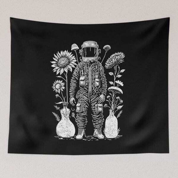 Item preview, Astronaut with Sunflowers designed and sold by AnAzArt.