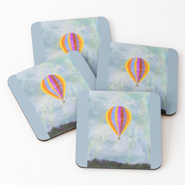 Item preview, Hot Air Balloon, oil on canvas painting, spring collection designed and sold by artoriginal.