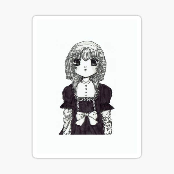 Artikel-Vorschau von Süßes Manga-Mädchen Gothic Lolita, designt und verkauft von nonsenseflower.