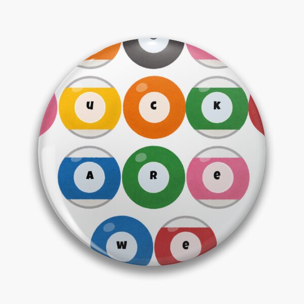 Item preview, How Lucky Are We Billiard Balls designed and sold by BDNBoutique.